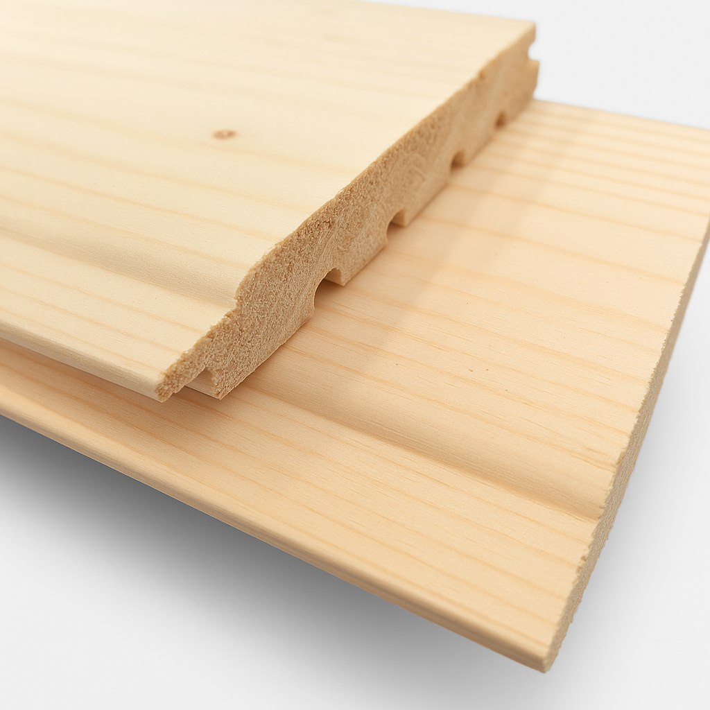 Machihembrado grosor (12.5 mm, 14 mm, 19 mm)