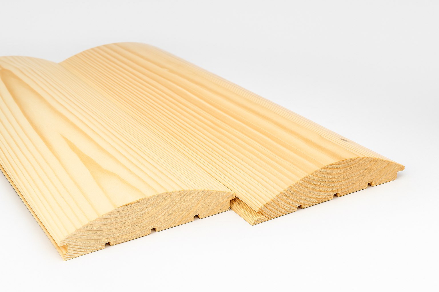 Machihembrado media tronco grosor 19 mm o 24 mm